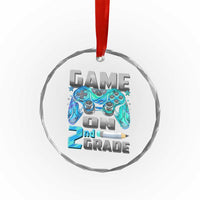 Back to School 2nd Grade Gamer Crystal Glass Ornament Boys Kids Back To School First Day TS10