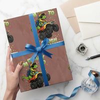 Back To School Boy Dinosaur Wrapping Paper Roll I Am Ready To Crush Kindergarten - Wonder Print Shop