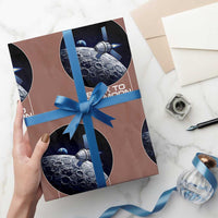Back To The Moon Wrapping Paper Roll Lunar Mission Astronaut Space Lover