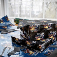 Back To The Moon Mission 2026 Wrapping Paper Roll Rocket Launch Moon Space Program