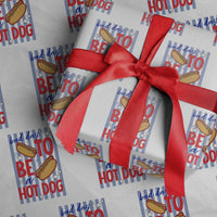 Bad Day To Be A Hot Dog Wrapping Paper Roll 4th of July Summer Beach