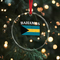 Bahamas Flag Crystal Glass Ornament Retro Vintage Bahamian Gifts TS10