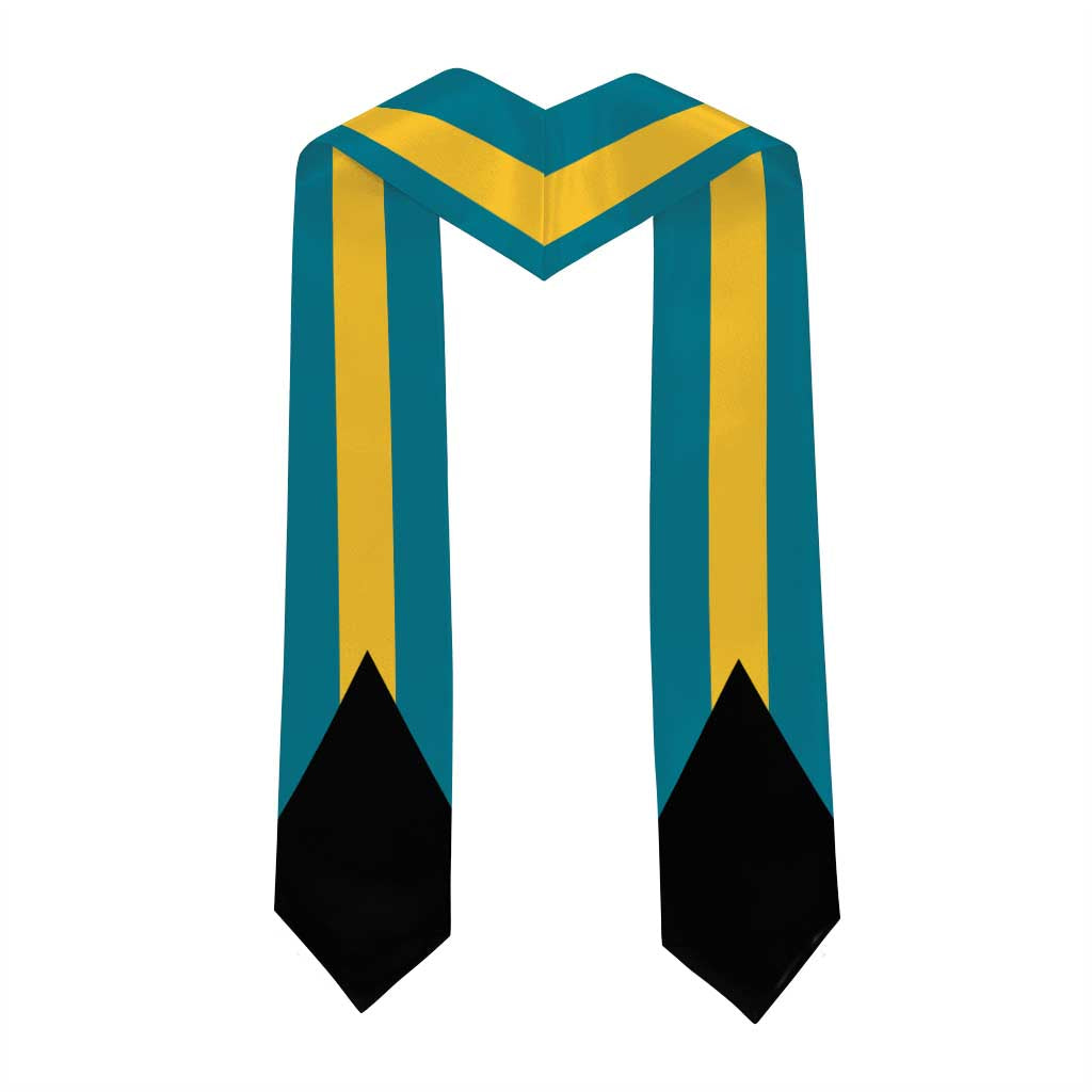 Bahamas Graduation Stole Flag Style