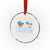 Bahamas Swimming Pigs Crystal Glass Ornament Pig Swim Caribbean Beach Summer Vacation TS10