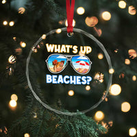 Bahamas Swimming Pigs Crystal Glass Ornament Pig Swim Caribbean Beach Summer Vacation TS10