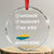 Bahamas Vacation Crystal Glass Ornament Funny Tropical Island Summer Travel TS10