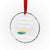 Bahamas Vacation Crystal Glass Ornament Funny Tropical Island Summer Travel TS10