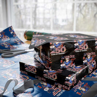 Bald Eagle Nurse 250 Years Of Freedom Wrapping Paper Roll Patriotic American Nurse Gift