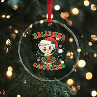 Ballerina Cappuccina Crystal Glass Ornament Funny Italian Brainrot Meme Christmas Gift - Wonder Print Shop