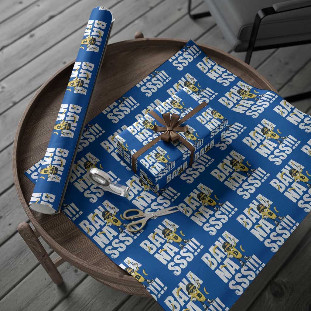 Banana Lovers Wrapping Paper Roll Funny Bananas Vintage Style