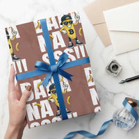 Banana Lovers Wrapping Paper Roll Funny Bananas Vintage Style
