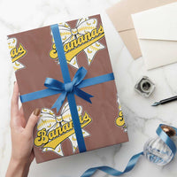 Bananas Coquette Bow Wrapping Paper Roll Retro Throwback Popular Fruit Humor Banana Classic