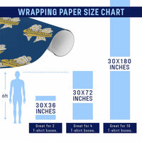 Bananas Coquette Bow Wrapping Paper Roll Retro Throwback Popular Fruit Humor Banana Classic
