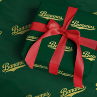 Bananas Retro Throwback Baseball Sport Lover Wrapping Paper Roll