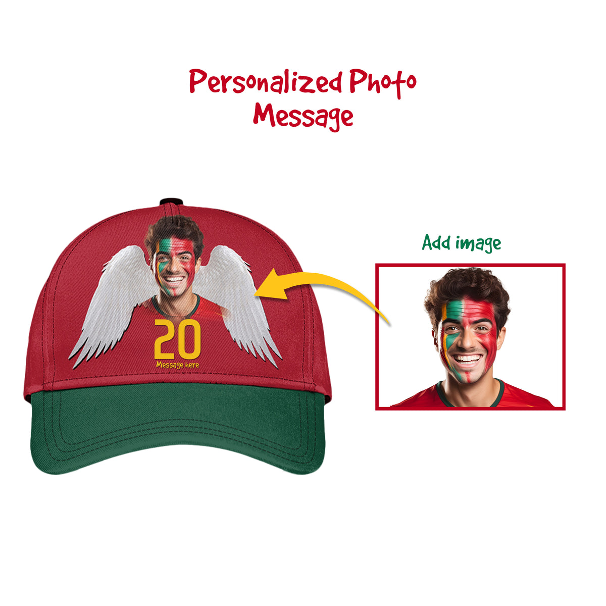Custom Photo Portuguese Footballer Classic Cap 1996-2025 Thank You For The Memories CTM09