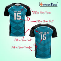 Custom Color 2025 Football T-Shirt – Personalized Team Name & Number CTM15