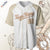 Custom Photo and Name Beige-White Color Baseball Jersey