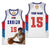 Custom White Eagle Wings Style Serbia Basketball Jersey