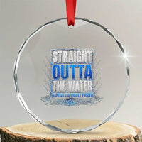 Baptism Crystal Glass Ornament Straight Outta Water Christian Baptized