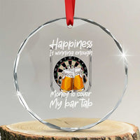 Bar Tab Darts Player Gift Crystal Glass Ornament Winning Money To Cover My Bar Tab - Wonder Print Shop