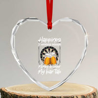 Bar Tab Darts Player Gift Heart Crystal Glass Ornament Winning Money To Cover My Bar Tab - Wonder Print Shop