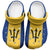 Barbados Clogs Shoes Heritage Palette Flag-Inspired - Wonder Print Shop