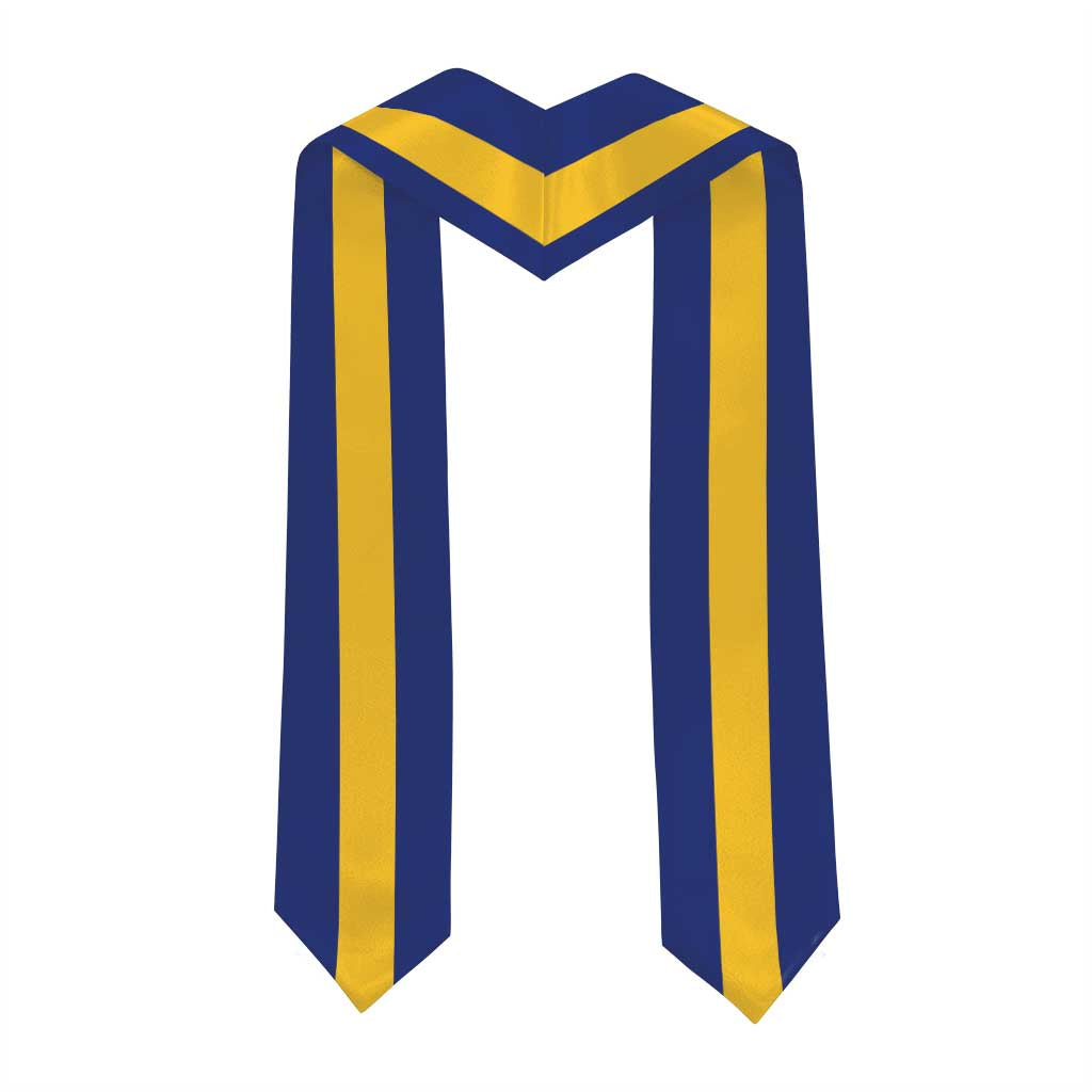 Barbados Graduation Stole Flag Style