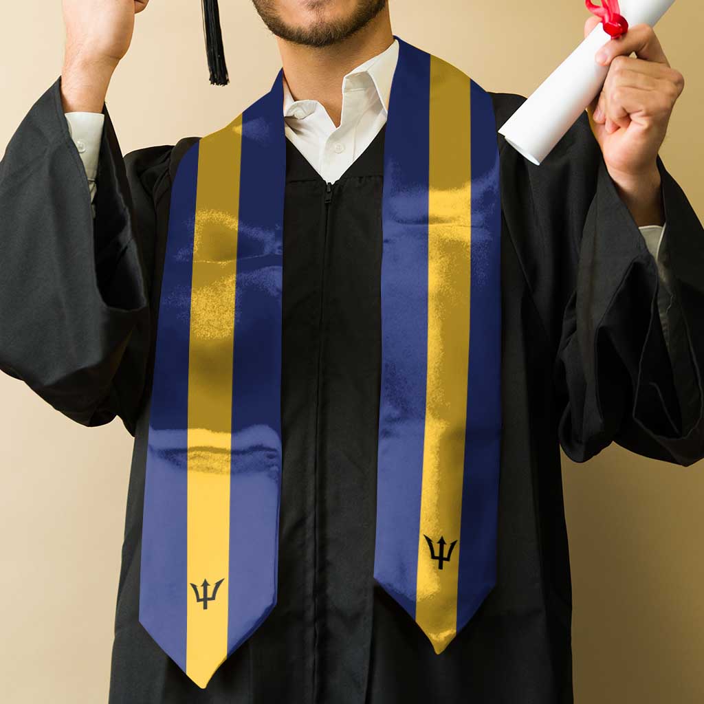 Barbados Graduation Stole Flag Style
