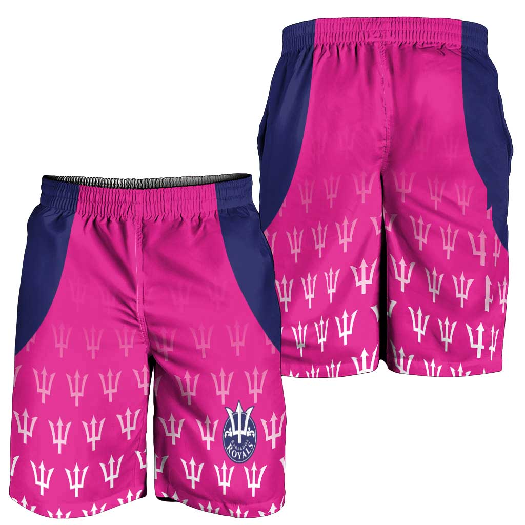 Barbados Royals Cricket Shorts for Men Back to Back Champions - Wonder Print Shop