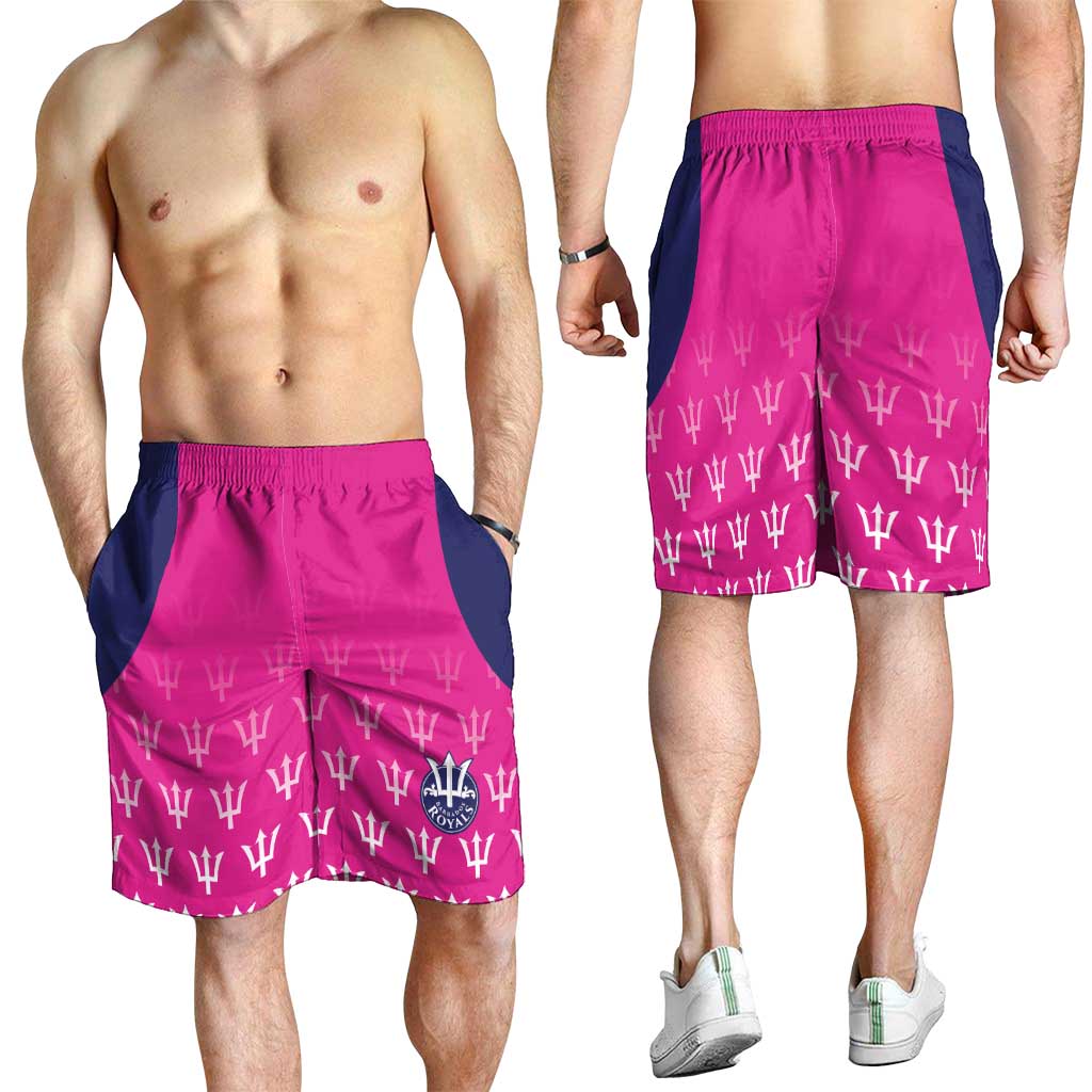 Barbados Royals Cricket Shorts for Men Back to Back Champions - Wonder Print Shop