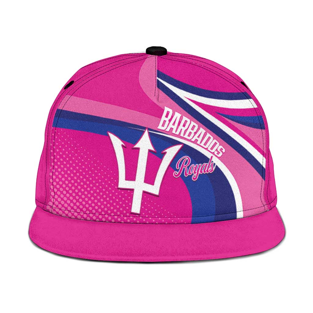 Barbados Royals Cricket Snapback Cap Go Champions Tridents Pink Version - Wonder Print Shop