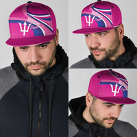 Barbados Royals Cricket Snapback Cap Go Champions Tridents Pink Version - Wonder Print Shop