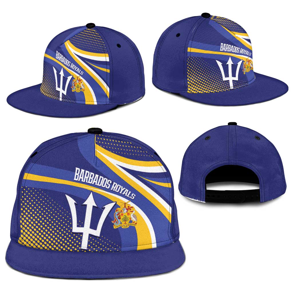 Barbados Royals Cricket Snapback Cap Go Champions Tridents Yellow Version - Wonder Print Shop