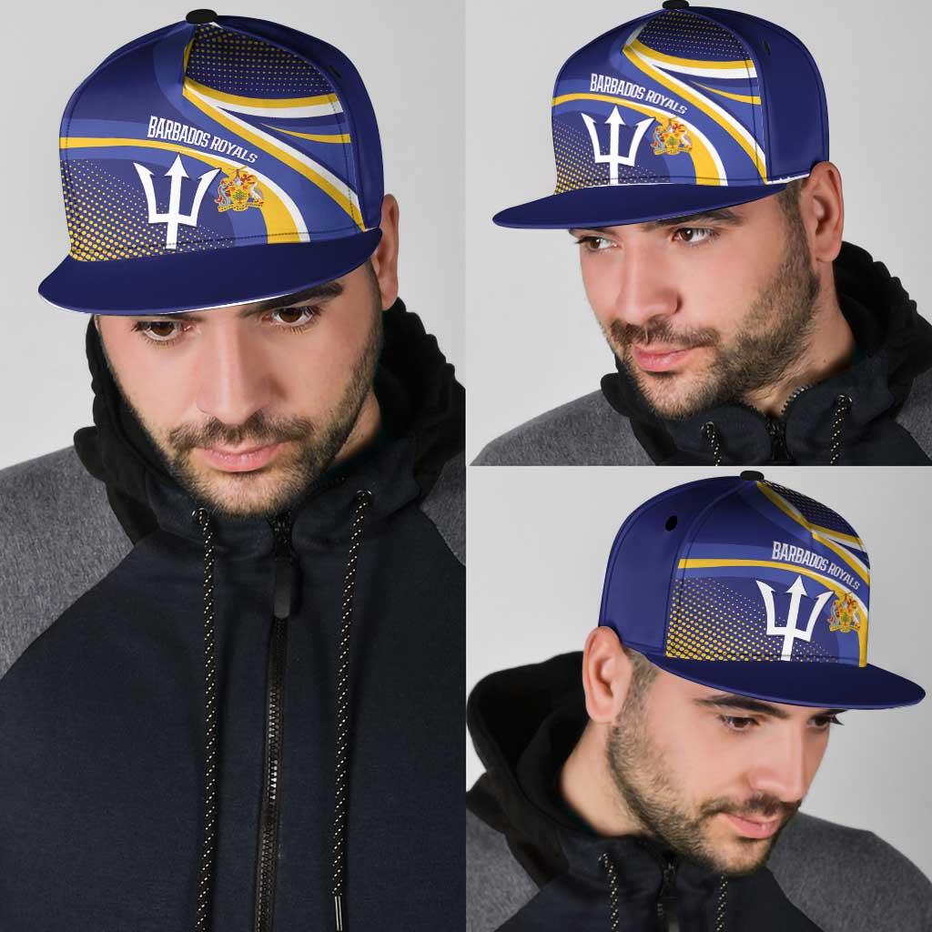 Barbados Royals Cricket Snapback Cap Go Champions Tridents Yellow Version - Wonder Print Shop