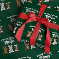 Baseball Basketball Football Easter Wrapping Paper Roll Cute Bunny Game Day Sports These Are My Peeps - Wonder Print Shop