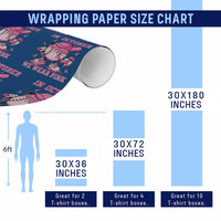 Baseball Breast Cancer Wrapping Paper Roll In October We Wear Pink Baseball Drip