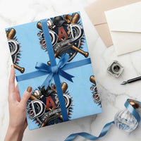 Baseball Dad Est 2026 Wrapping Paper Roll New Dad Father's Day Gift
