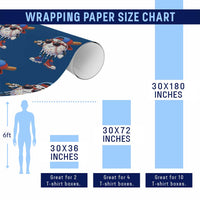 Baseball Drip Ice Cream Wrapping Paper Roll Youth Drip Baseball Boys Kid Red White And Blue