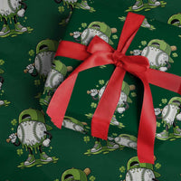 Baseball Drip Icecream Wrapping Paper Roll Youth Boy St Patricks Day Shamrock Green
