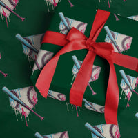 Baseball Home Plate Drip With Sprinkles Wrapping Paper Roll - Wonder Print Shop
