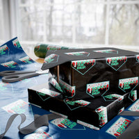 Baseball Home Plate Dripping Ice Cream Wrapping Paper Roll Respect The Drip Social Club Sprinkles - Wonder Print Shop
