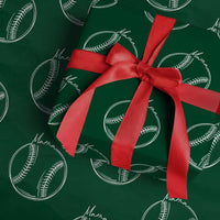 Baseball Mama Graphic Wrapping Paper Roll Game Day Gift For Baseball Moms