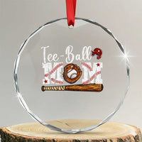Baseball Mom Crystal Glass Ornament Tee Ball Mama Funny Mother's Day