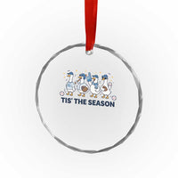 Baseball Silly Goose Crystal Glass Ornament Funny Tis The Season Baseball Mom
