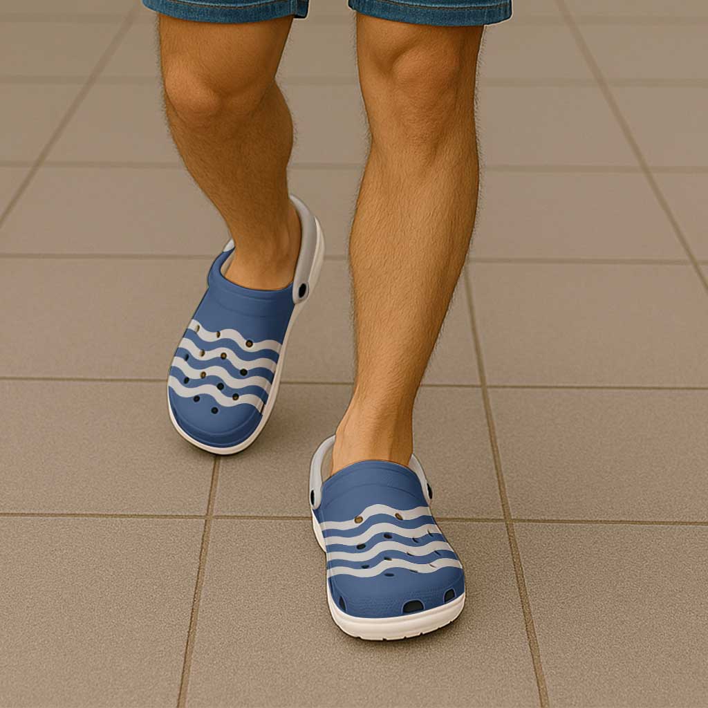 Basilicata Italy Clogs Shoes Flag Color Inspiration - Wonder Print Shop