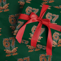 Basketball 67 Six Seven Funny Gen Alpha Meme Drip Wrapping Paper Roll