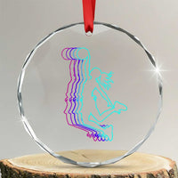 Basketball Girl Crystal Glass Ornament Player Slam Dunk Teens Girls TS10