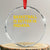 Basketball Is Better in Indiana Crystal Glass Ornament Bold Yellow Statement Hoosier Hoops Fans - Wonder Print Shop