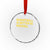 Basketball Is Better in Indiana Crystal Glass Ornament Bold Yellow Statement Hoosier Hoops Fans - Wonder Print Shop
