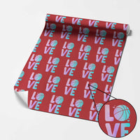 Basketball Lovers Wrapping Paper Roll Basketball Mom Sports Fan - Wonder Print Shop